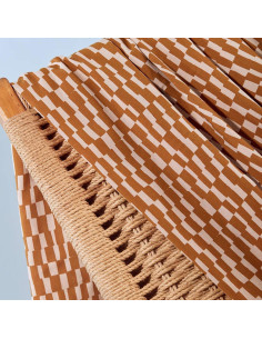 Domino Ochre Viscose Fabric - Atelier Brunette