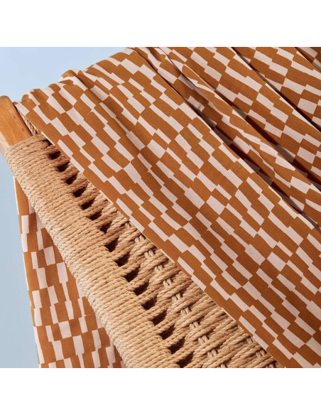 Domino Ochre Viscose Fabric - Atelier Brunette