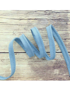 Jersey piping - Blue gray