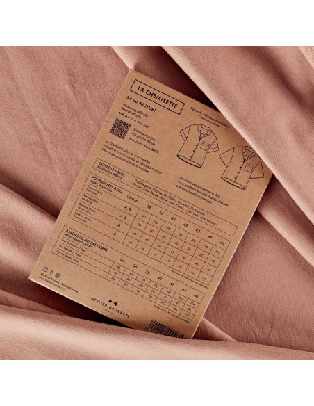 Pattern LA chemisette - Atelier Brunette