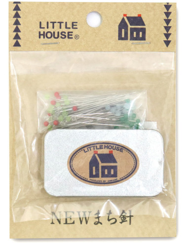 Box of 80 ultra-fine pins Shibori Dragon Little House