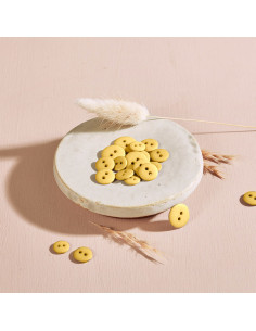 Classic Mat Button - Lemon