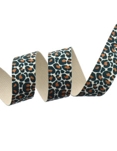 Polyester strap - Leopard