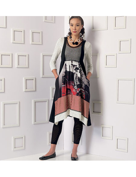 Pattern for top, dress, and tights - Vogue 9108