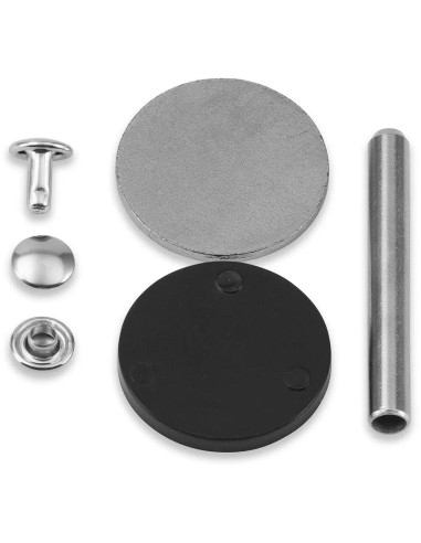 Set of 25 tubular rivets 3-4 mm silver VARIO Creative Tool