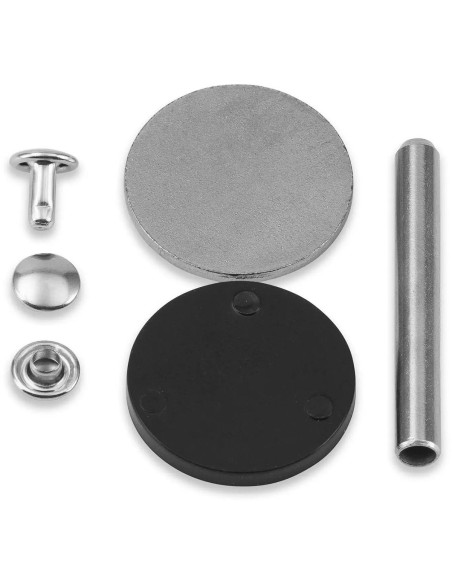 Set of 25 tubular rivets 3-4 mm silver VARIO Creative Tool