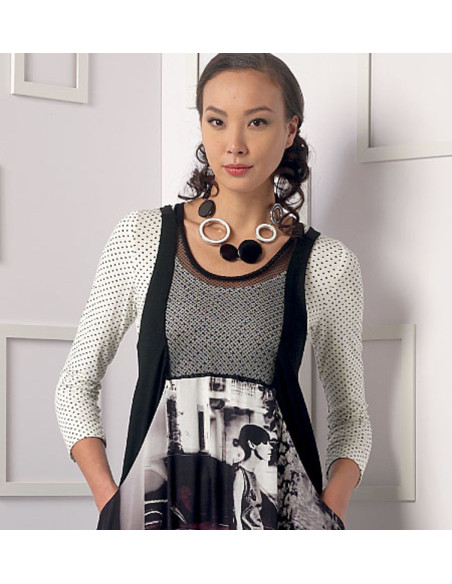 Pattern for top, dress, and tights - Vogue 9108