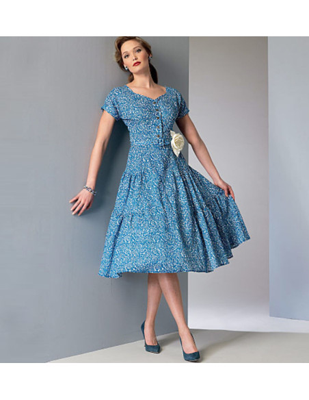 Dress and belt pattern - Vogue 9106