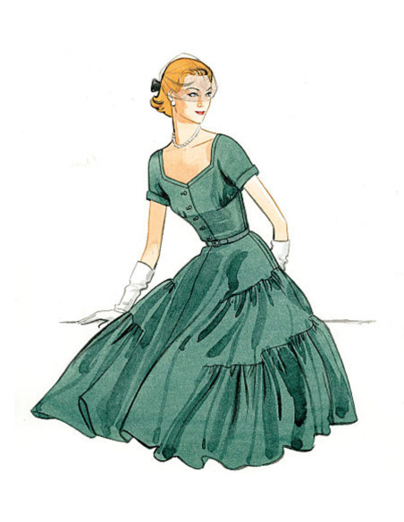 Dress and belt pattern - Vogue 9106