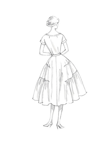 Dress and belt pattern - Vogue 9106