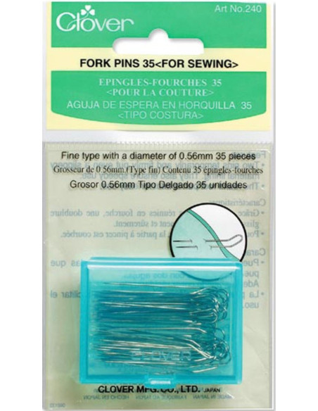 Box of 35 Clover hairpins