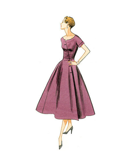 Dress and belt pattern - Vogue 9105
