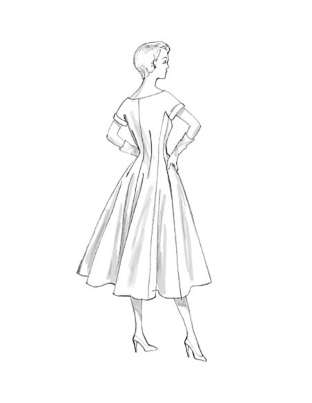 Dress and belt pattern - Vogue 9105