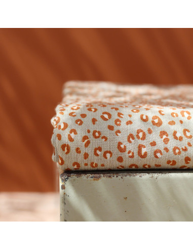 Mini Léo Almond Viscose Crepon Fabric - La Maison Naïve