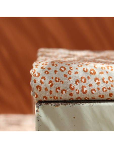 Mini Léo Almond Viscose Crepon Fabric - La Maison Naïve