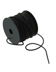 Elastic deck chair cable - Black