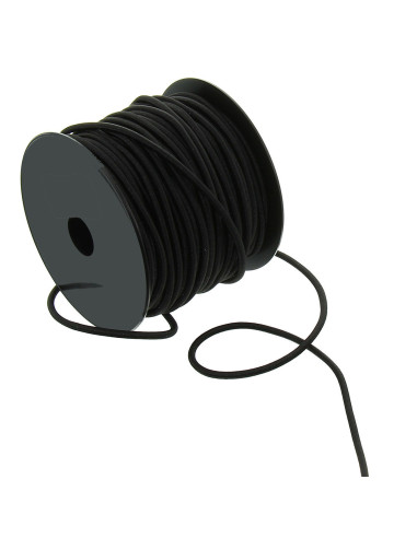Elastic deck chair cable - Black