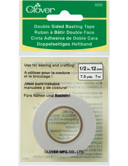 Clover double-sided basting tape 12 mm x 7 m