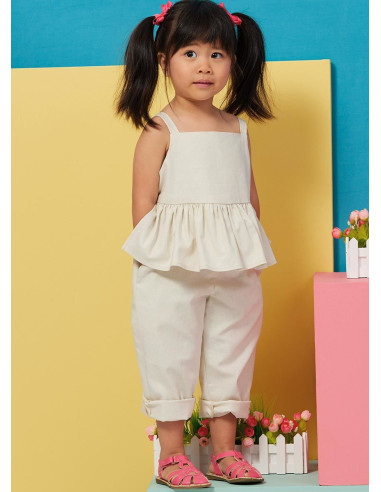 Overall and dress pattern - Butterick 6936