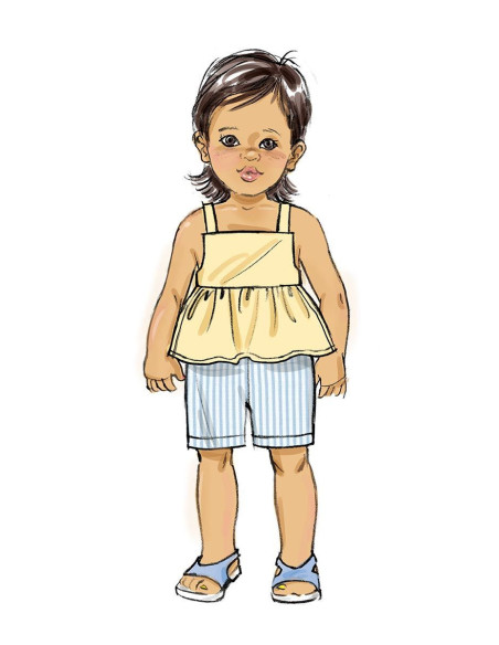 Overall and dress pattern - Butterick 6936
