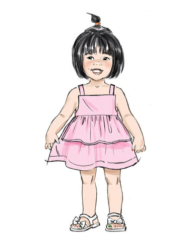 Overall and dress pattern - Butterick 6936