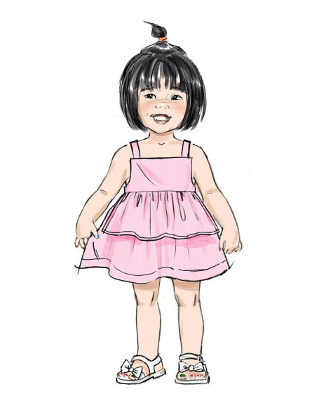 Overall and dress pattern - Butterick 6936