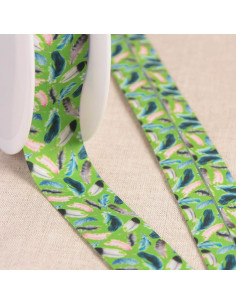 Bias feathers - Anise green