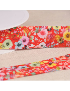 Bias flowers - Red