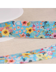 Bias flowers - Blue