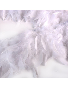 Feather fringe - Optical white