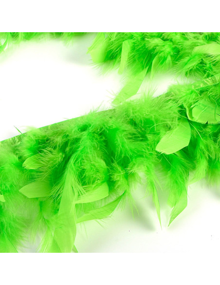 Feather fringe - Anise green