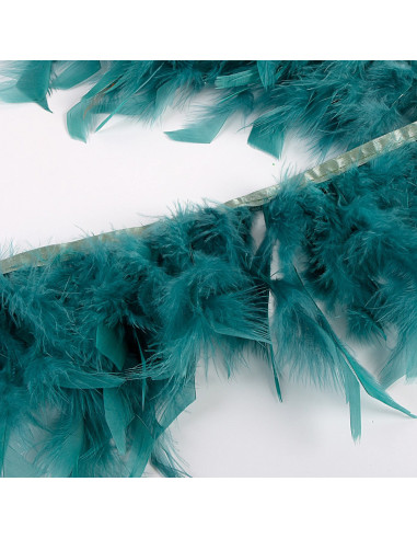 Feather fringe - Teal