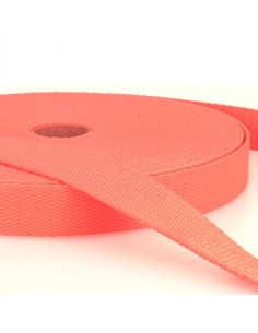 Cotton strap for bags - Coral