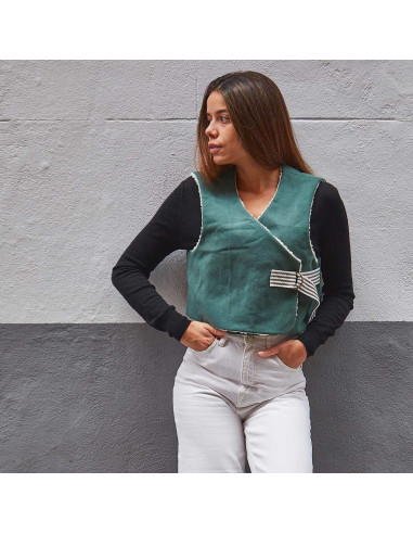 Sleeveless Vest Pattern Rabat - Ikatee