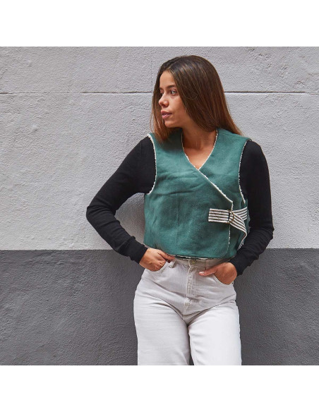 Sleeveless Vest Pattern Rabat - Ikatee