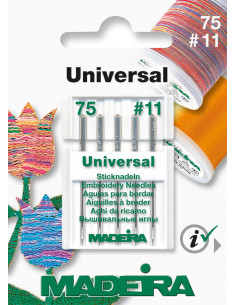 Madeira universal machine embroidery needles