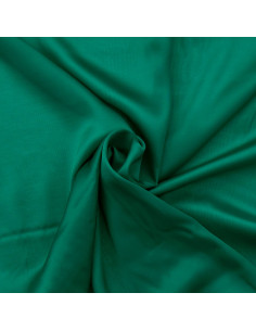 Viscose satin fabric - Emerald