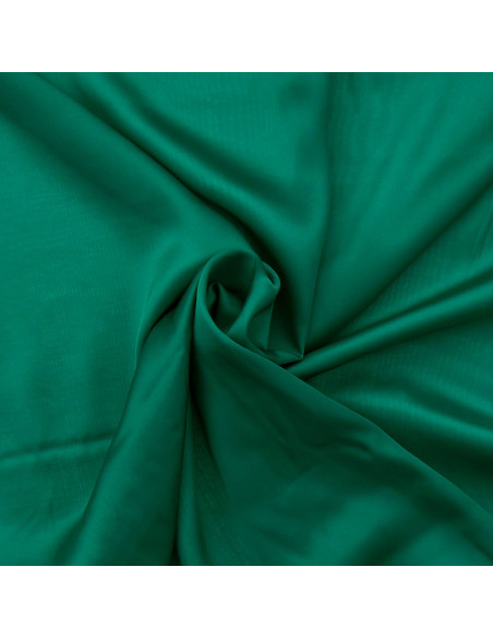 Viscose satin fabric - Emerald
