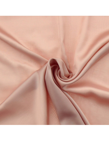 Viscose satin fabric - Nude
