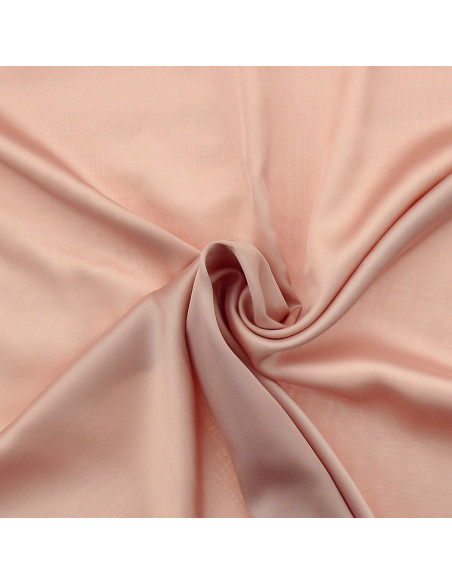 Viscose satin fabric - Nude