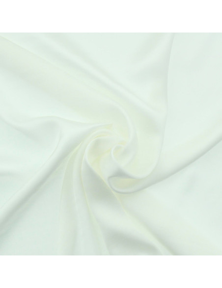 Viscose satin fabric - Ecru
