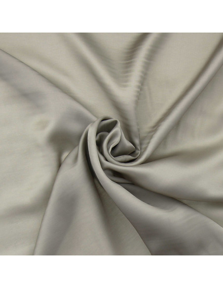 Viscose satin fabric - Sand