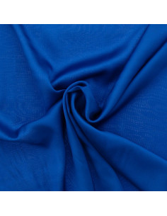 Viscose satin fabric - Royal blue