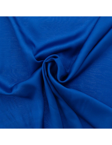 Viscose satin fabric - Royal blue