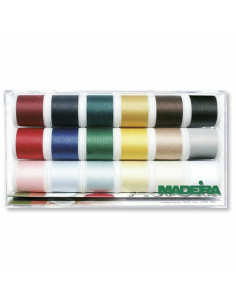 Box of 200 m Aerofil Madeira sewing threads