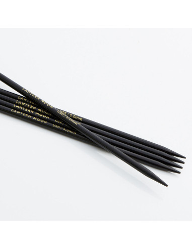 Lantern Moon ebony double-pointed knitting needles