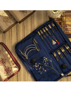 Heirloom Lantern Moon ebony wood circular needle set
