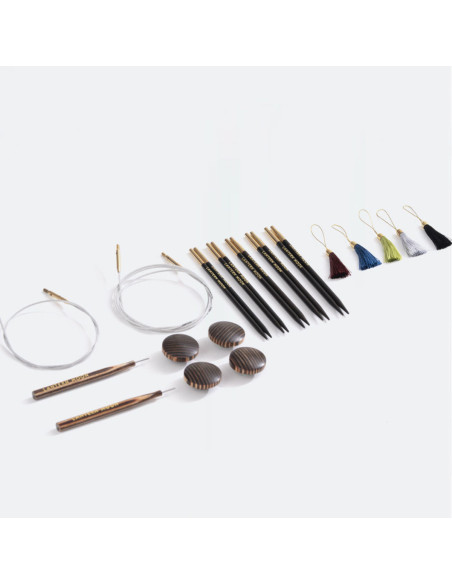 Legacy Lantern Moon ebony circular needle set