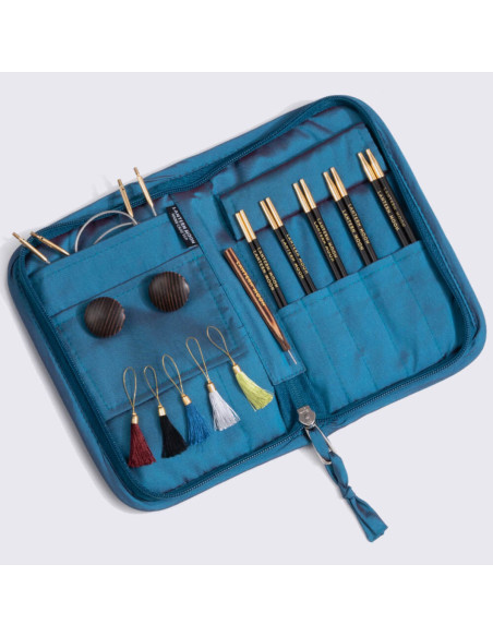 Charm Lantern Moon ebony wood circular needle set