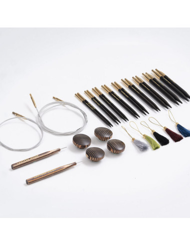 Ancestry Lantern Moon ebony wood circular needle set